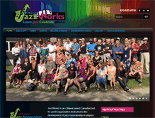 Tablet Screenshot of jazzworkscanada.com